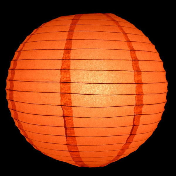 Orange Paper Lantern 16 in | Party Value