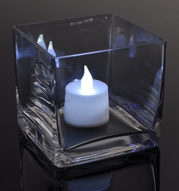 Flameless White LED Tealight Candles, Blue - USA's #1 Wholesale Supplier  for LED candles, Candle Holders, Glass Tubes Chimney and more!