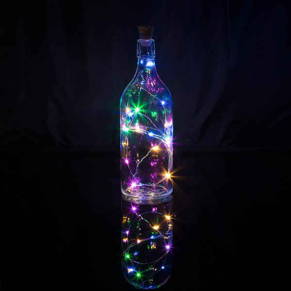 2x Solar Mason Jar Lid Insert Fairy String Light 20 LED Jar