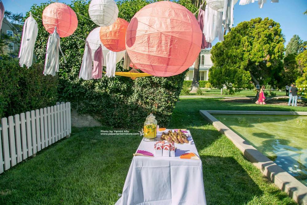 Decorating with Wedding Paper Lanterns