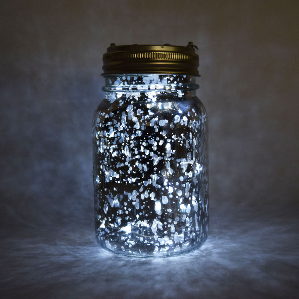 Pom Pom Flowers in Mirrored Boo Jars - Infarrantly Creative