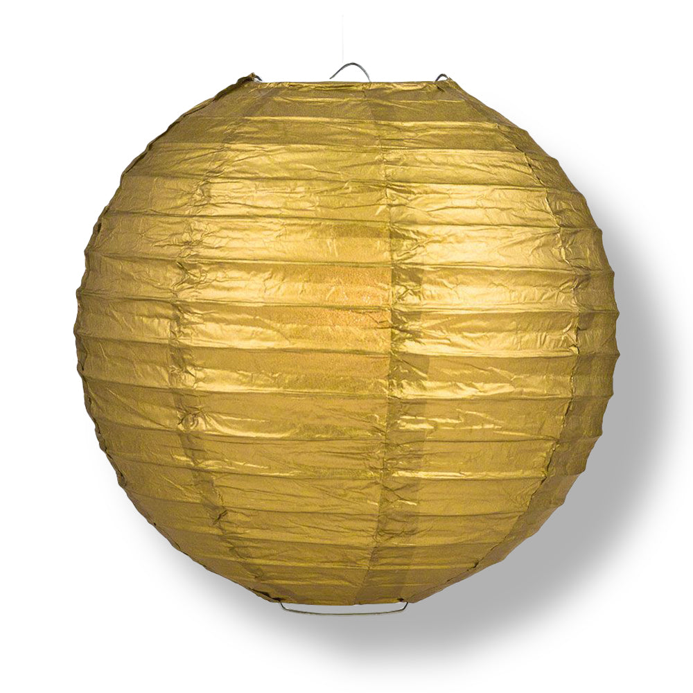 Paper Lantern Store  Even Ribbing Round Paper Lanterns -   - Paper Lanterns, Decor, Party Lights & More