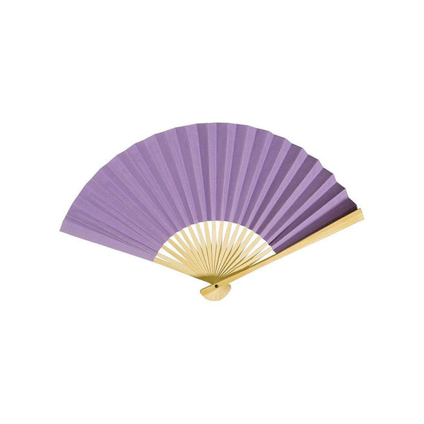 Lilac Purple Premium Paper Hand Fan, Set of 5 on Sale Now! | Chinese ...