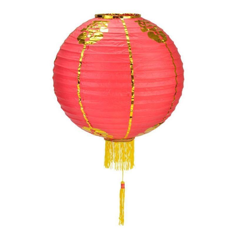 8 PACK | Red Yellow Chinese Lunar New Year Prosperity Paper Lantern, Hanging Combo Set