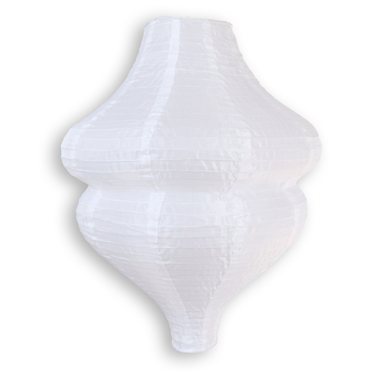 Jumbo White Beehive Unique Shaped Shimmering Nylon Lantern, 24-inch x 30-inch