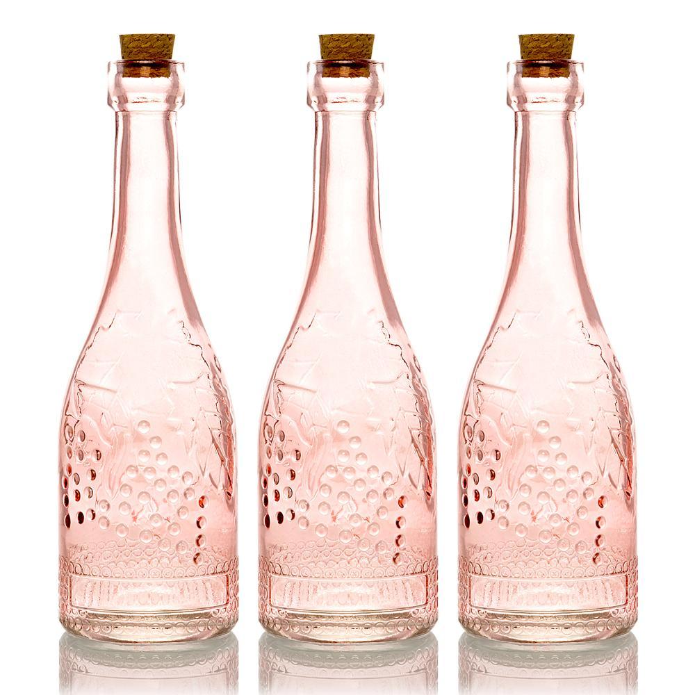 3 Pack, 6.6 Stella Clear Vintage Glass Bottle with Cork - DIY Wedding  Flower Bud Vases on Sale Now!, Chinese Lanterns