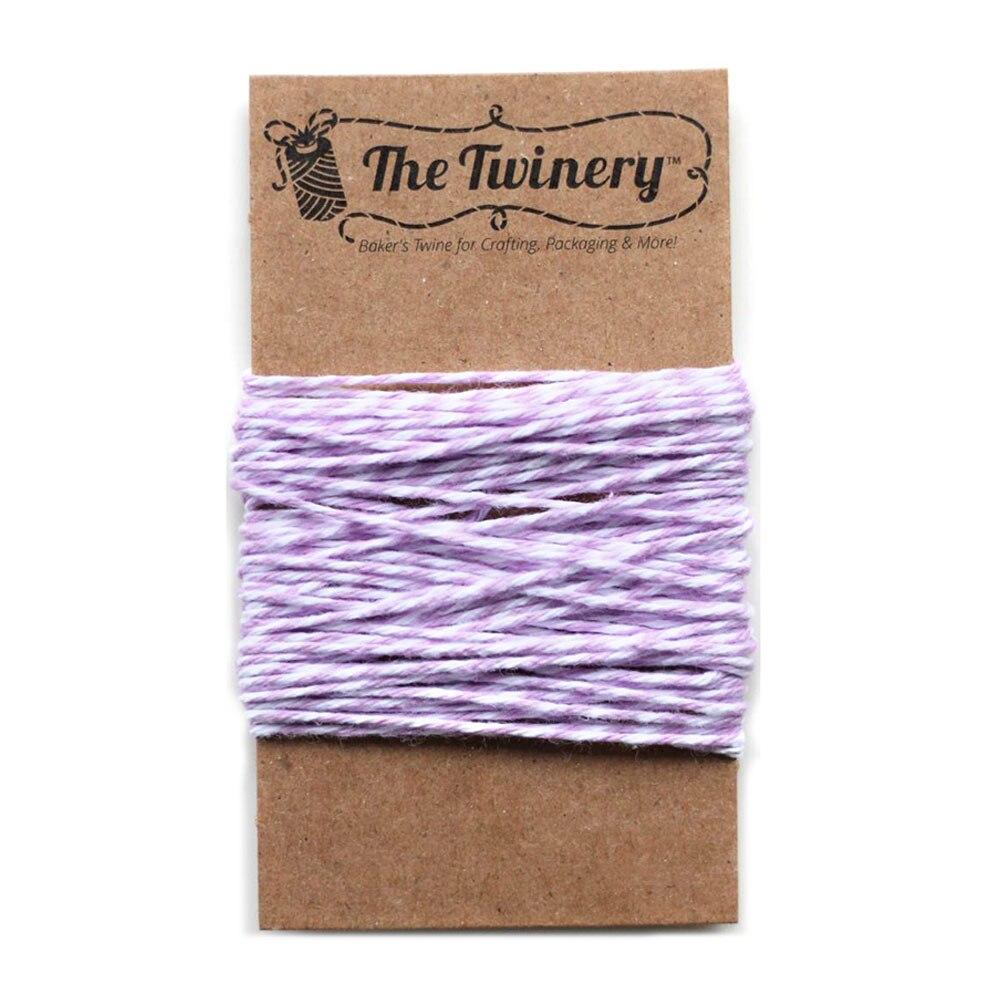 Lilac Purple Striped Baker&#39;s Twine 15 Yards - PaperLanternStore.com - Paper Lanterns, Decor, Party Lights &amp; More