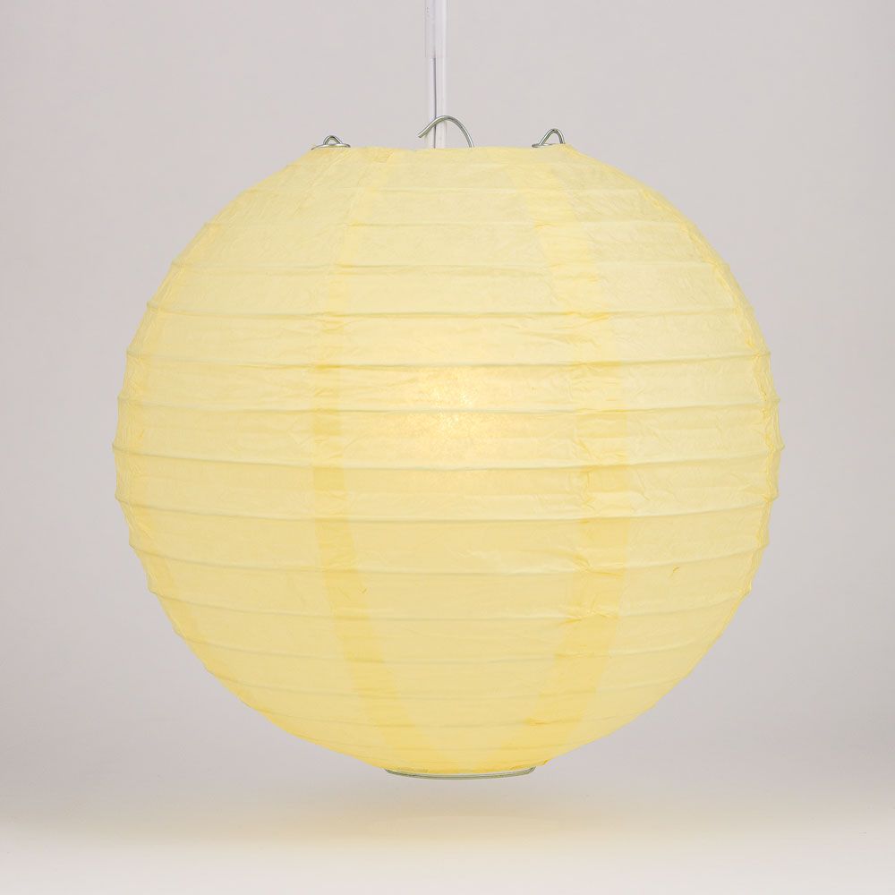 4 inch Multi-Color Round Paper Lanterns, Even Ribbing, Hanging (10 Pack) Decoration