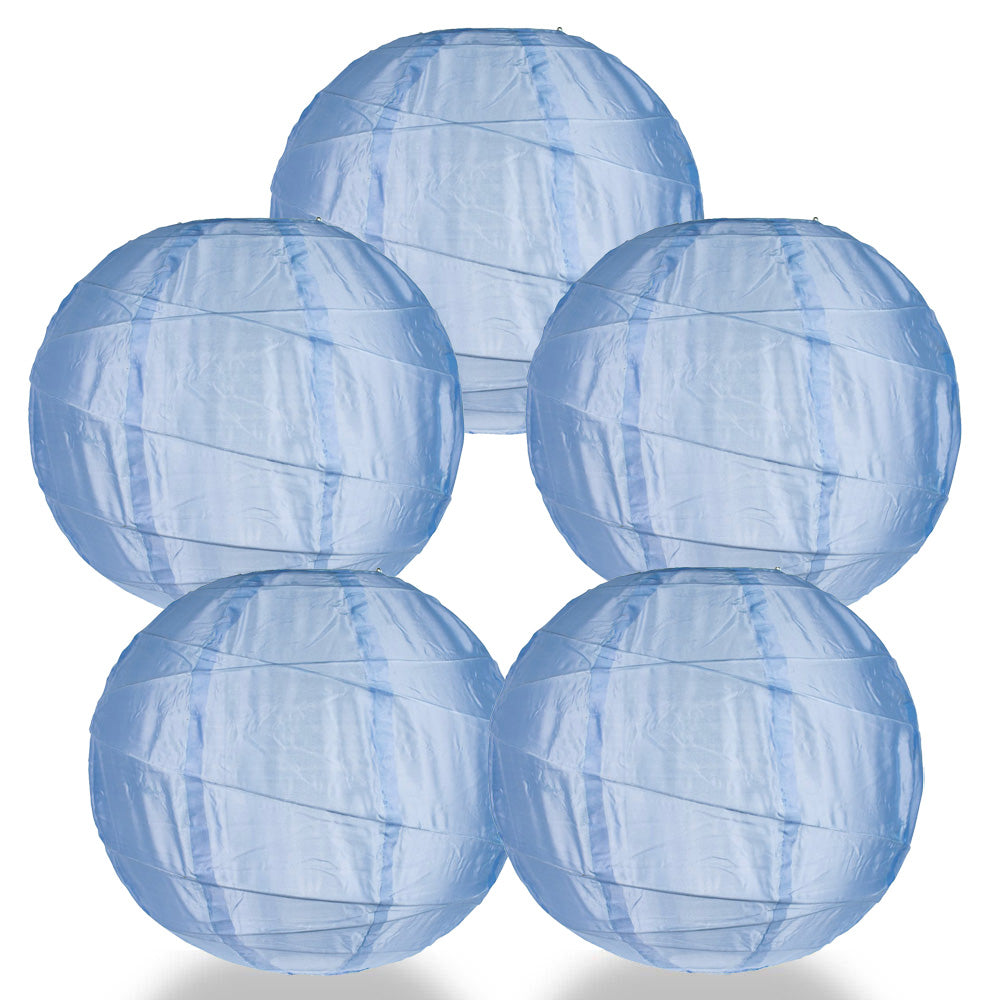 Blue paper shop lanterns bulk