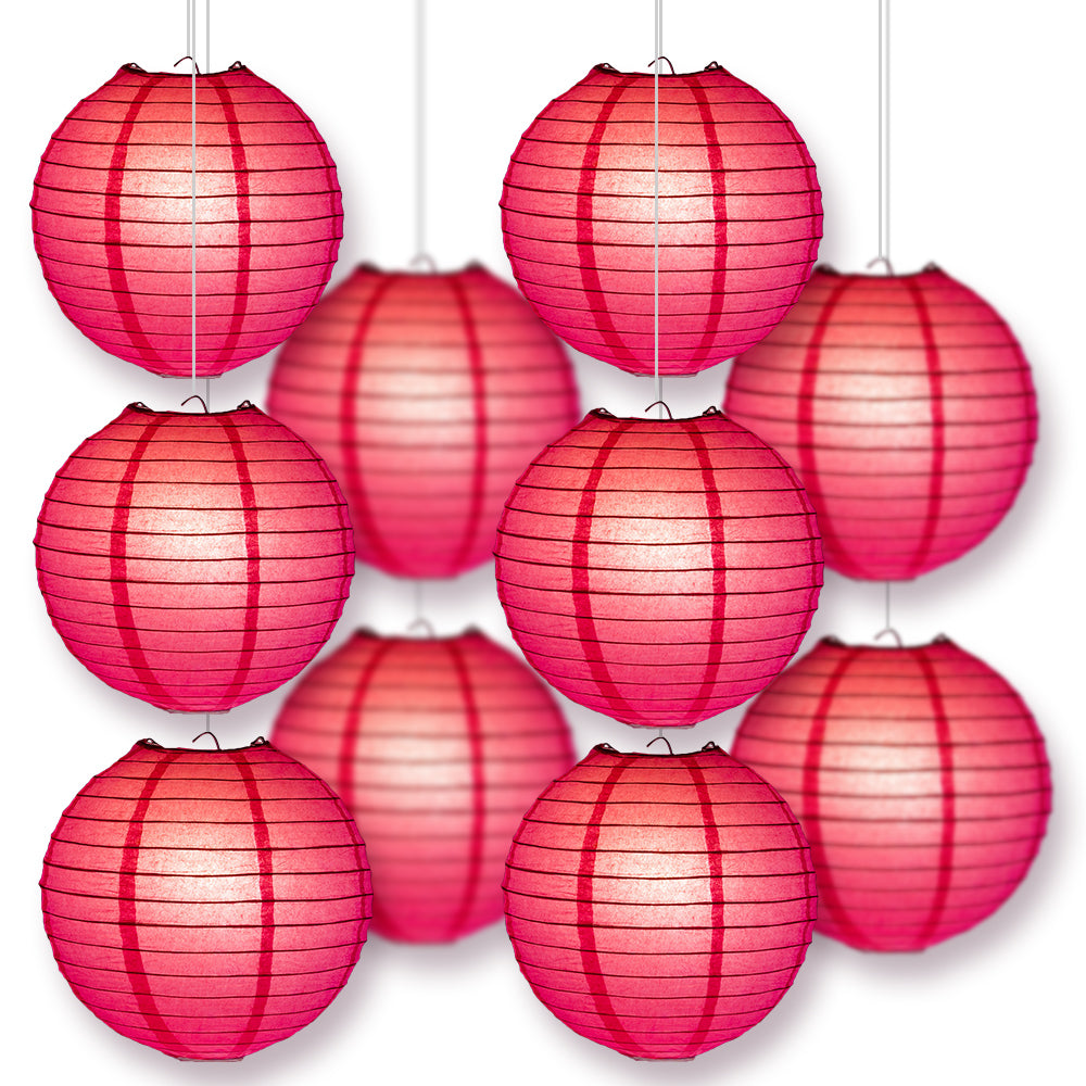 Paper lanterns with clearance lights included