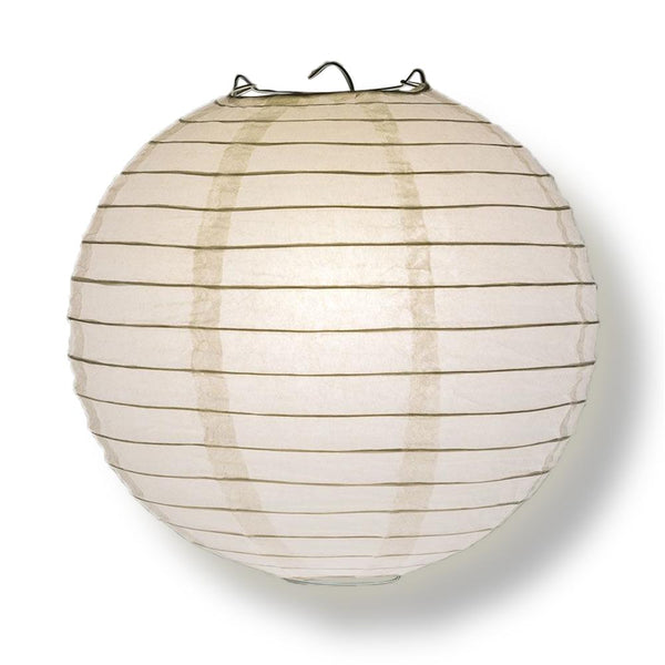 4 inch Multi-Color Round Paper Lanterns, Even Ribbing, Hanging (10 Pack) Decoration