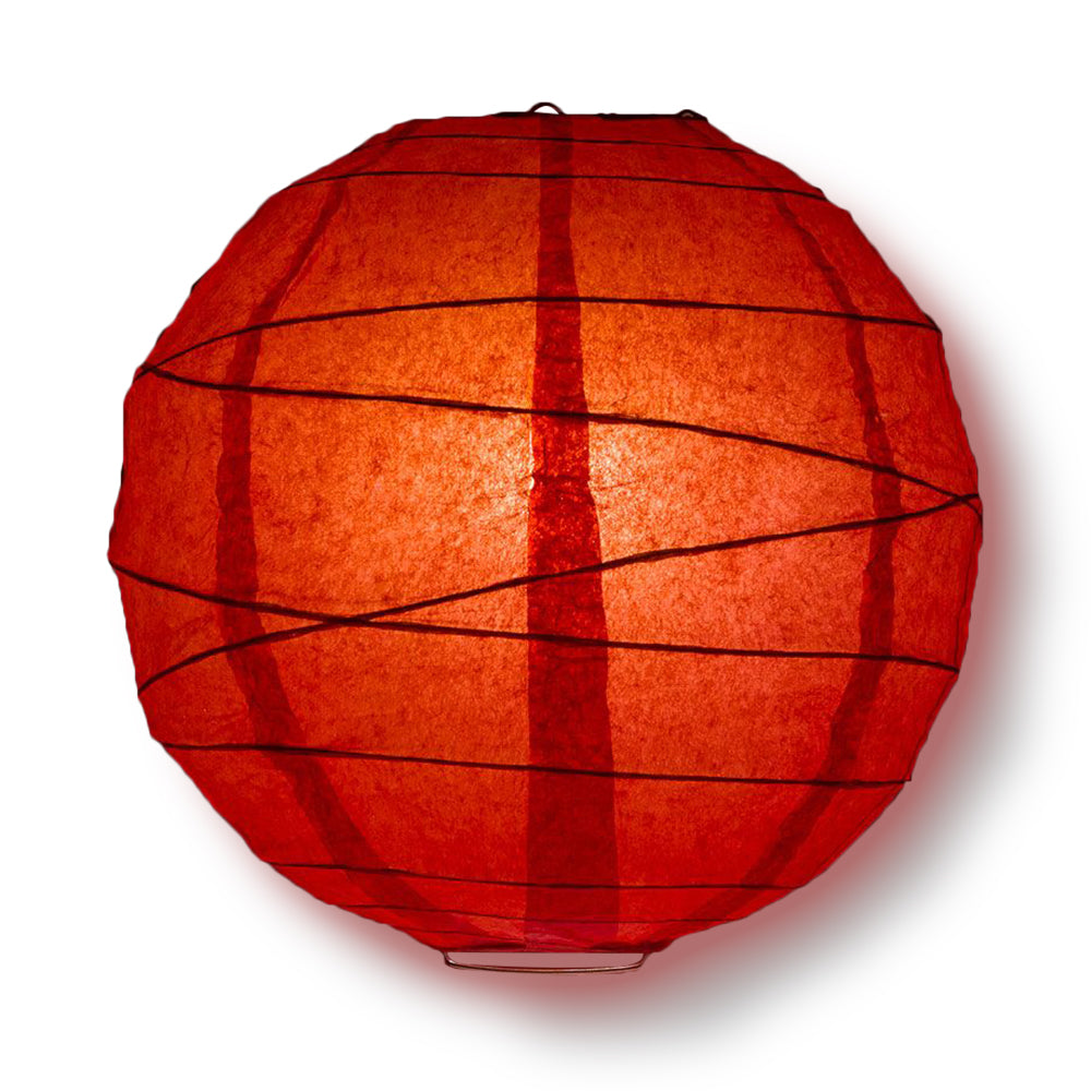 Quasimoon PaperLanternStore.com 4 inch Baseball Paper Lantern Shaped Sports Hanging Decoration (10-Pack)