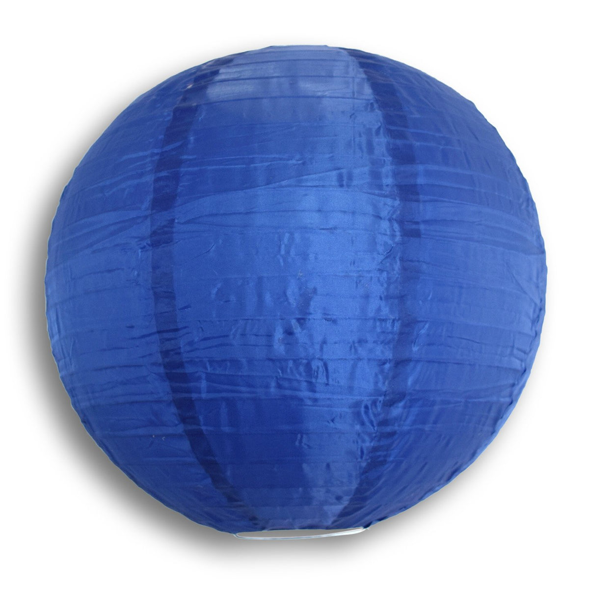 BULK PACK (5) 24&quot; Navy Blue Shimmering Nylon Lantern, Even Ribbing, Durable, Hanging - PaperLanternStore.com - Paper Lanterns, Decor, Party Lights &amp; More