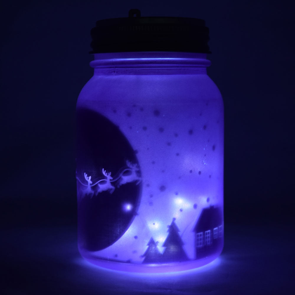 Glow-in-the-Dark Fairy Mason Jar Night Lights