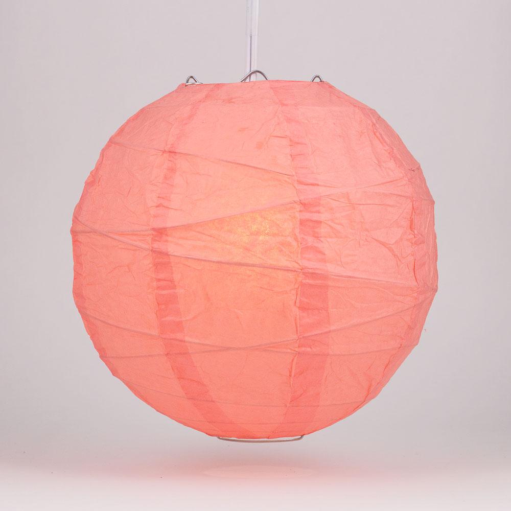 BULK PACK (5) 24 Roseate / Pink Coral Round Paper Lantern, Crisscross  Ribbing, Chinese Hanging Wedding & Party Decoration on Sale Now!, Chinese  Lanterns