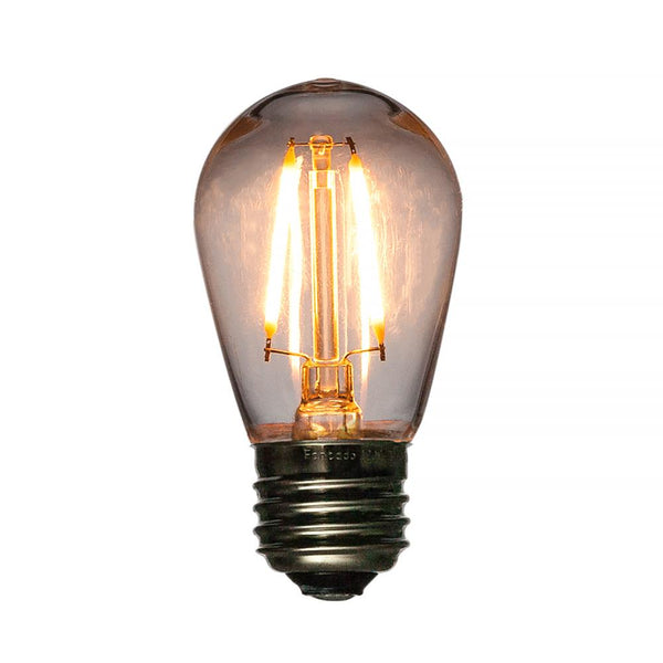 LED Filament S14 Shatterproof Energy Saving Light Bulb, Dimmable, 2W,  E26 Medium Base - PaperLanternStore.com - Paper Lanterns, Decor, Party Lights & More