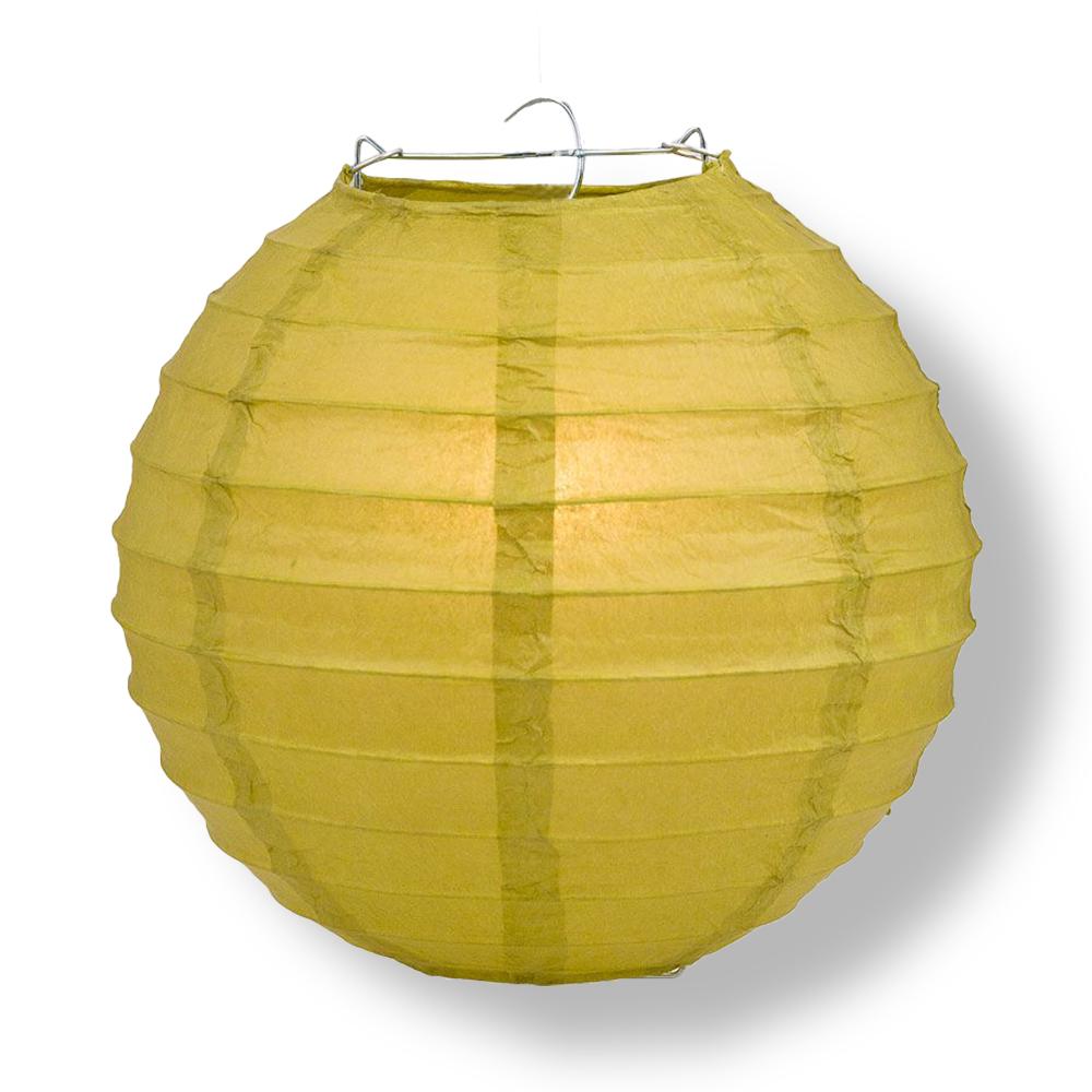 36" Pear Jumbo Round Paper Lantern, Even Ribbing, Chinese Hanging Wedding & Party Decoration - PaperLanternStore.com - Paper Lanterns, Decor, Party Lights & More