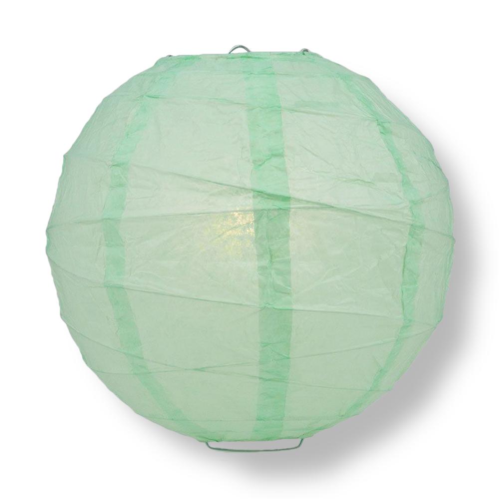 Paper Lantern Store  Crisscross Ribbing Round Paper Lanterns