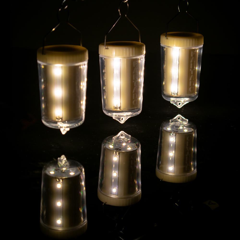 Battery Operated Metal Lantern with LED Candle - Crisscross