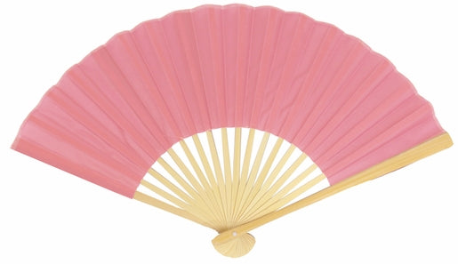 Princess Pink Floral Folding Hand Fans Bamboo Silk Folding Fan Handheld Fans  With Tassel Wedding Reception Bridal Souvenir Summer Fans -  Israel