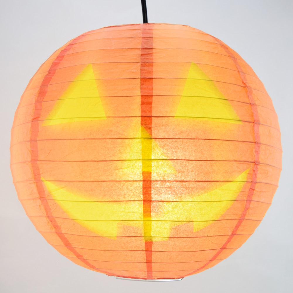 14 Inch Jack-O-Lantern Pumpkin Halloween Paper Lantern, Design by Esper ...