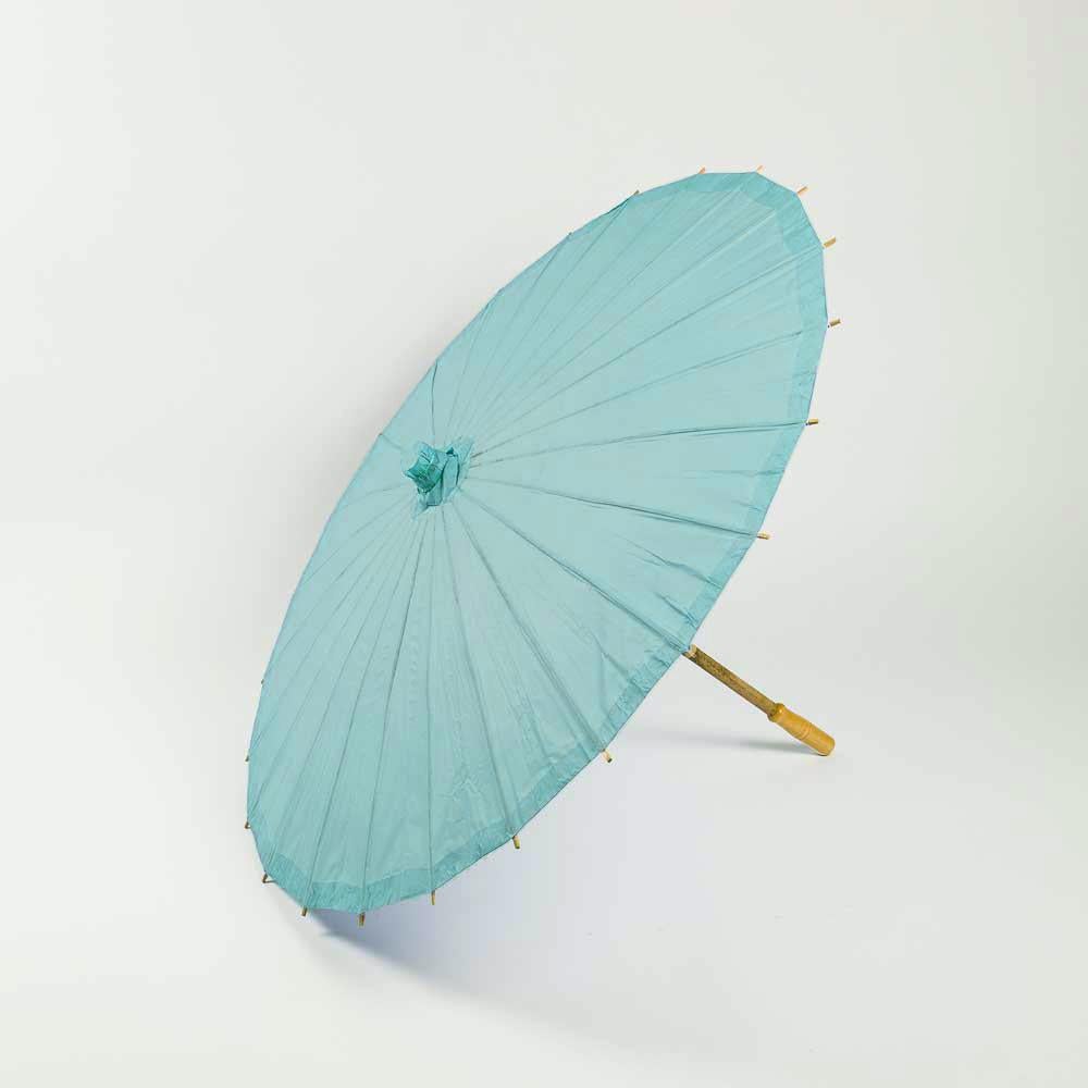 32&quot; Teal Green Paper Parasol Umbrella - PaperLanternStore.com - Paper Lanterns, Decor, Party Lights &amp; More