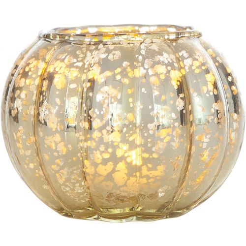 Small Decorative Candle Lantern - Gold