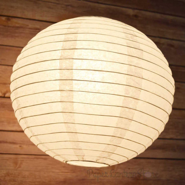 4 inch Multi-Color Round Paper Lanterns, Even Ribbing, Hanging (10 Pack) Decoration